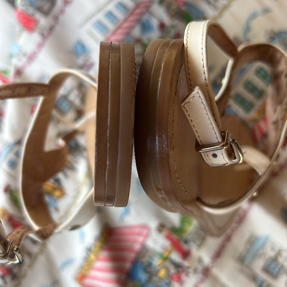 Antonio Melani summer t strap sandals with tiny rhinestone cherries - Picture 8 of 12